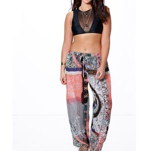 Bella Printed Beach Trouser